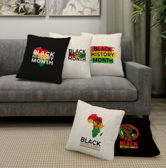 Black History Month Pillow - Celebrate Your Heritage with a Stylish Throw Pillow