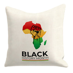 Black History Month Pillow - Celebrate Your Heritage with a Stylish Throw Pillow
