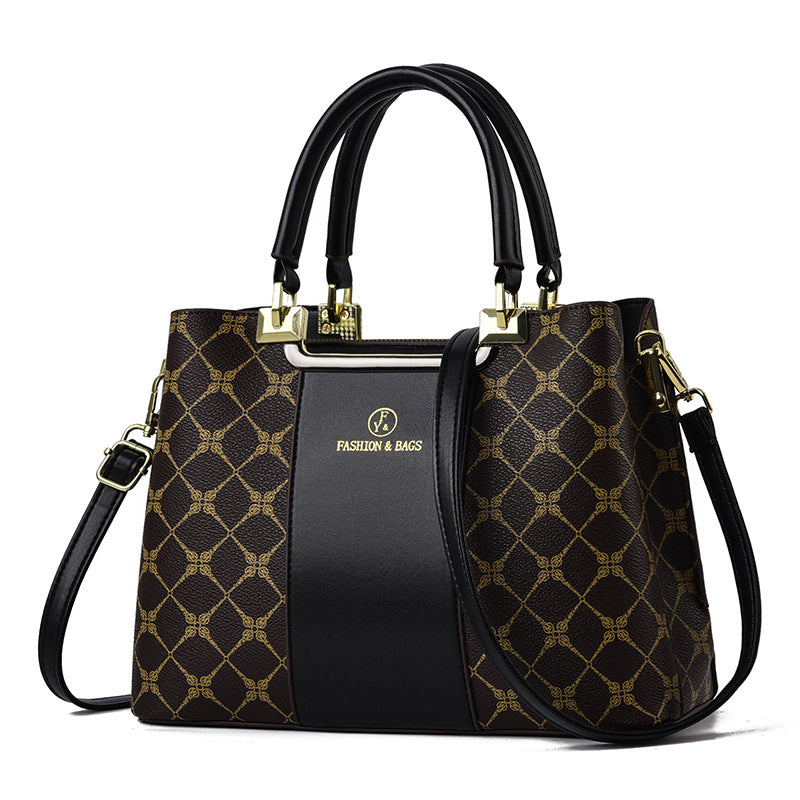 Elegant Middle-Aged Fancy Women's Handbag