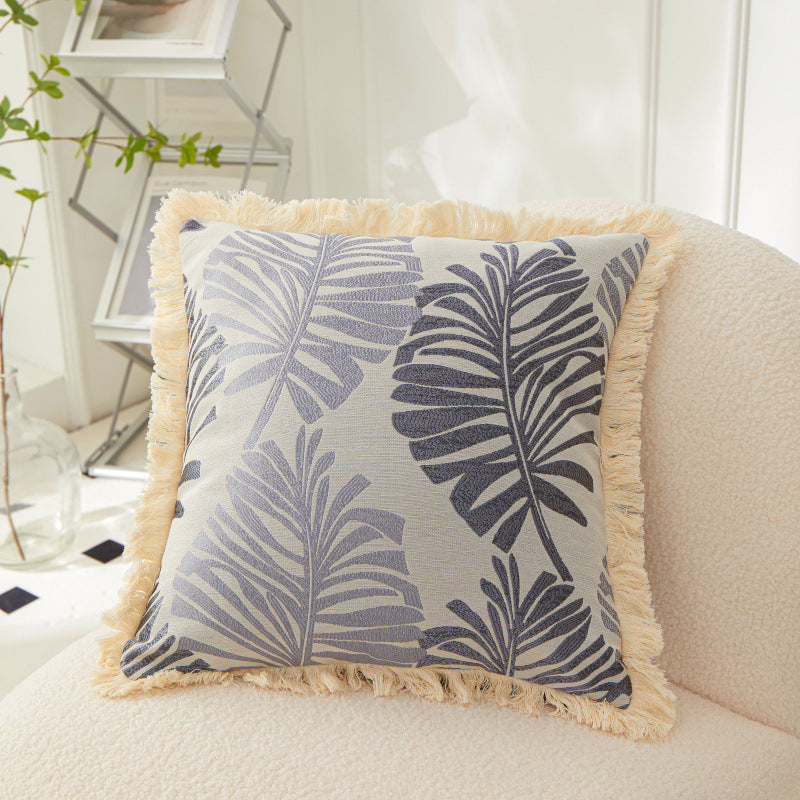 Modern Tassel Throw Pillow for Living Room Sofa