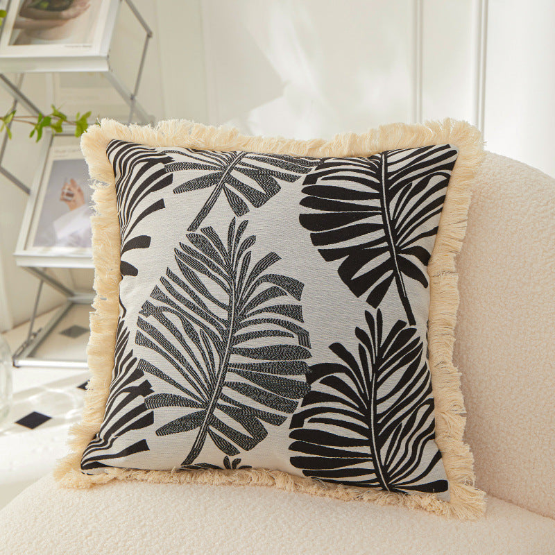 Modern Tassel Throw Pillow for Living Room Sofa