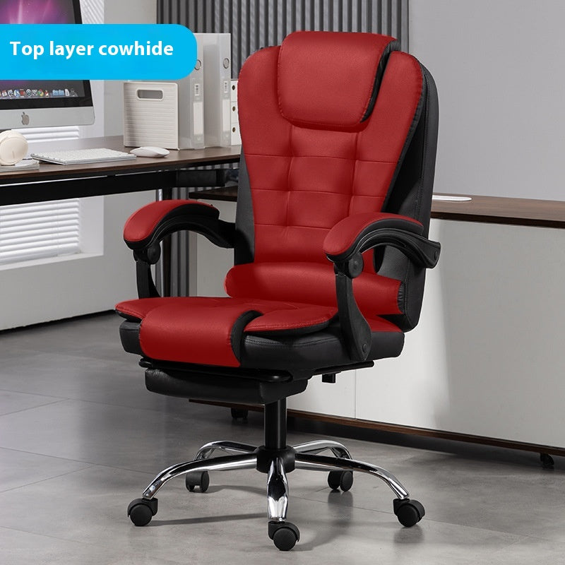 Office Chair Electric Massage Boss Chair Reclining Lunch Break Chair Home With Footrest Leisure Chair Office Computer Chair