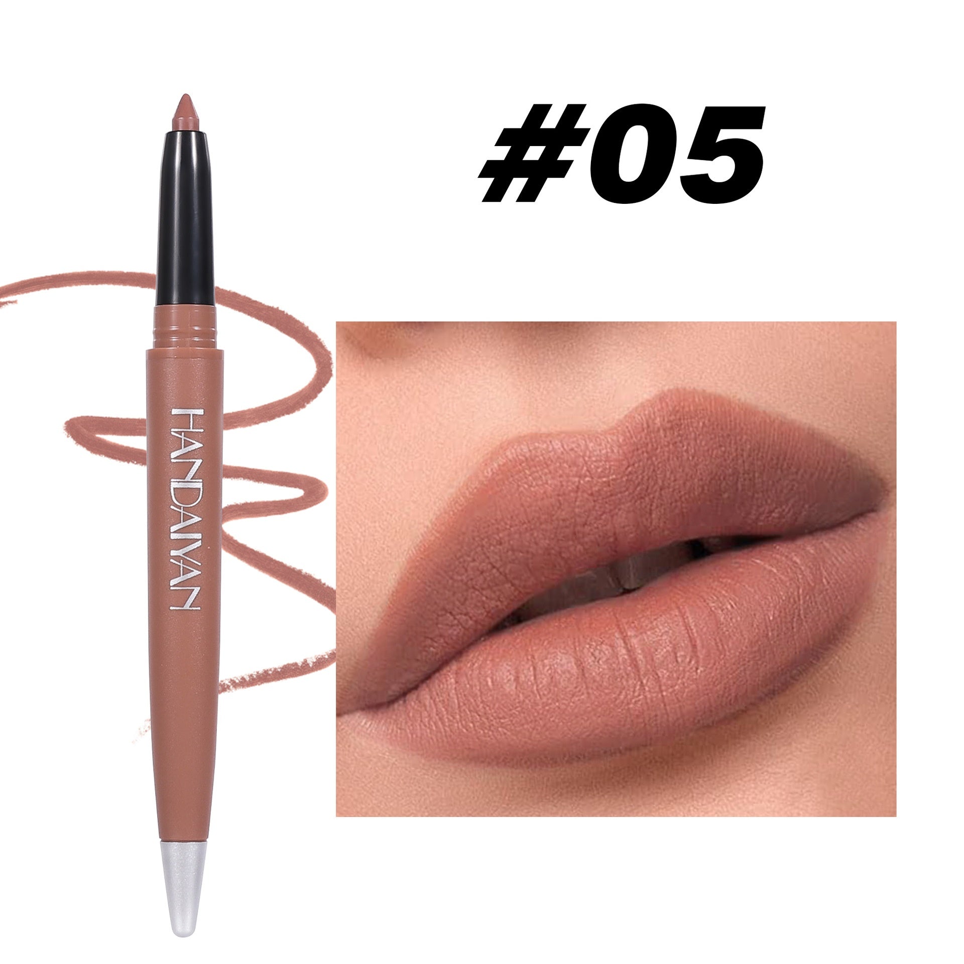 Makeup Matte Lip Liner Lipstick6 Colors Single Handaiyan Lipstick