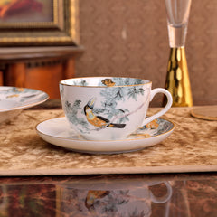 Continental Cuisine Tableware Steak Plate Equatorial Jungle Moving Ceramic Western Plate Coffee Set Model Room Club