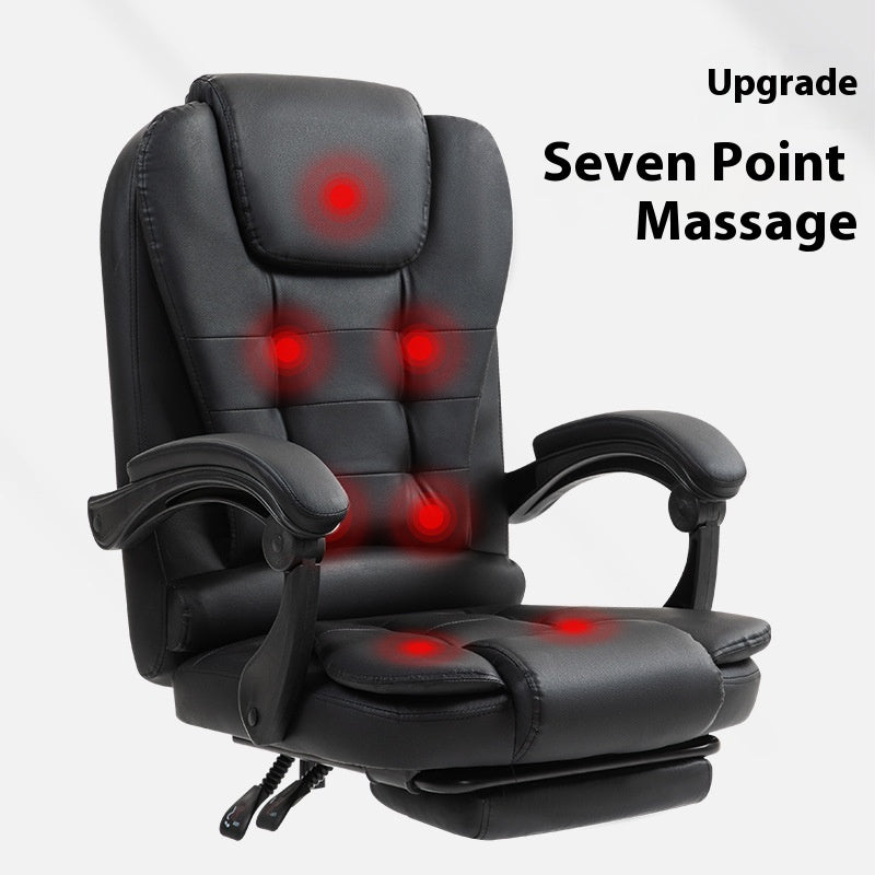 Office Chair Electric Massage Boss Chair Reclining Lunch Break Chair Home With Footrest Leisure Chair Office Computer Chair
