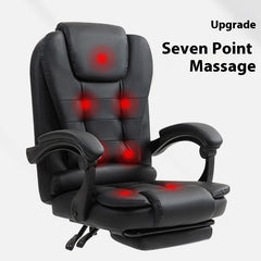 Office Chair Electric Massage Boss Chair Reclining Lunch Break Chair Home With Footrest Leisure Chair Office Computer Chair
