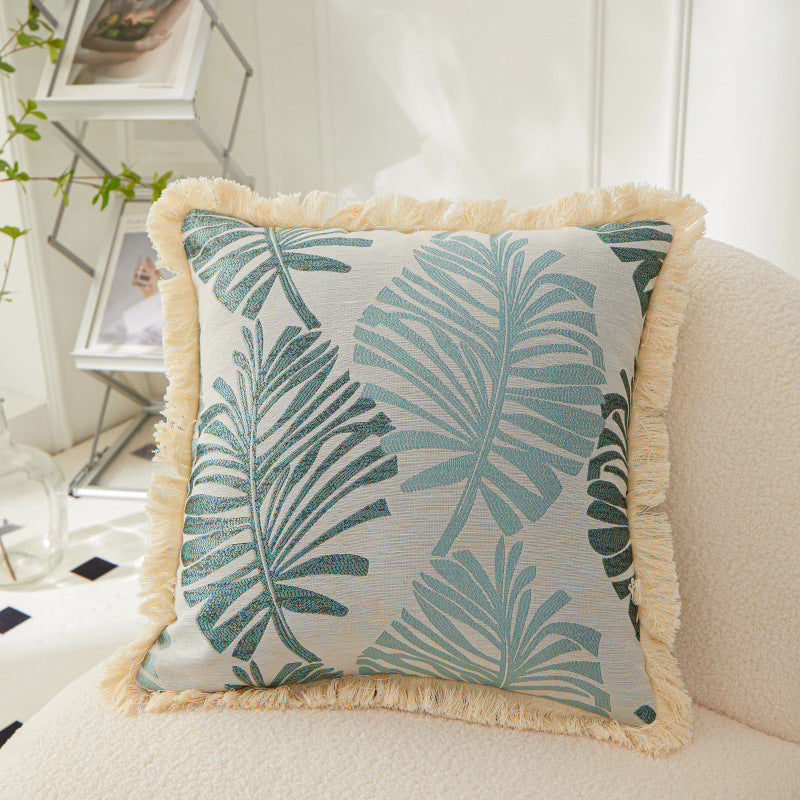 Modern Tassel Throw Pillow for Living Room Sofa