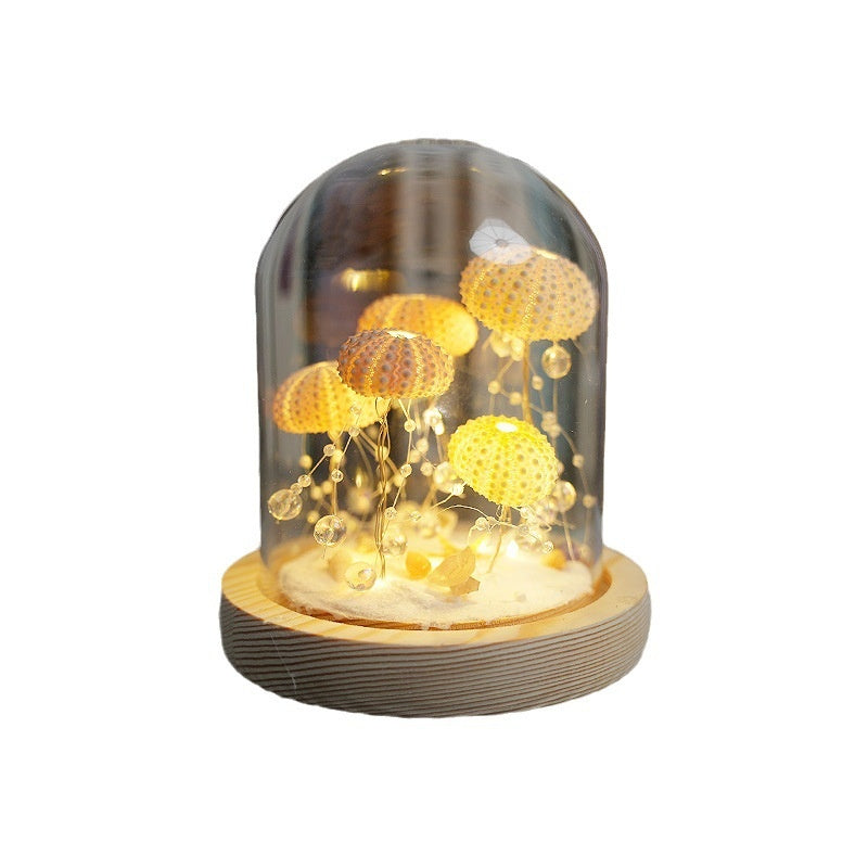 Sea Urchin Shell Jellyfish Light DIYMaterial Bag Night Light