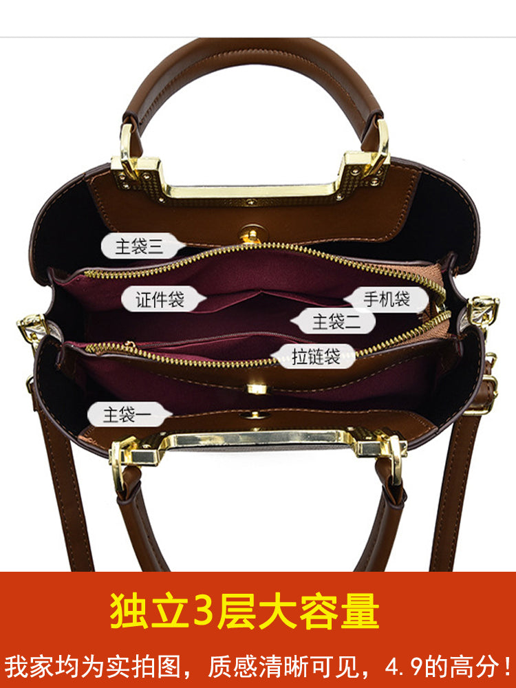 Elegant Middle-Aged Fancy Women's Handbag