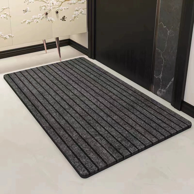 Entry Door Door Mat Absorbent Carpet Non-Slip Mat For Home Stain-Resistant Kitchen