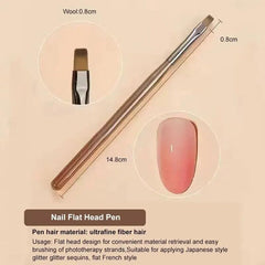 9PCS UV Gel Nail Brush Liner DIY Painting Pen Manicure Acrylic Drawing Brush for Nail Art Design Nails Tip Display Painting Tool - Jess Deals