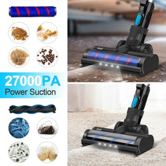 INSE S6P PRO Cordless Vacuum Cleaner 23Kpa 265W Brushless Motor Stick Vacuum, 40 Mins Runtime 2Sets 2500mAh Rechargeable Battery - Jess Deals
