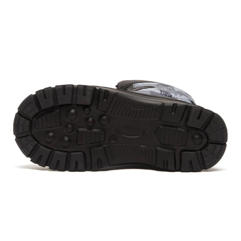 HOBIBEAR Boys Snow Boots with Insulation for Cold Weather Non-Slip Winter Shoes Lace-Up Waterproof Winter Boots - Jess Deals