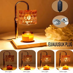 Electric Dimmable Candle Warmer Table Lamp