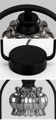 Aromatherapy Wax Melting Lamp Large Black Morden Atmosphere Dimmable Candle Warmer Lamp Glass Candle Light Warmer