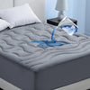 Bedsure Twin Mattress Pad Waterproof - Thick Quilted Fitted Soft Mattress Topper for Twin Size Bed, Breathable Mattress Cover Pa