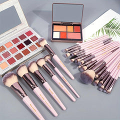 MAANGE 30pcs Professional Makeup Brush Set Foundation Concealers Eye Shadows Powder Blush Blending Brushes Beauty Tools with Bag - Jess Deals