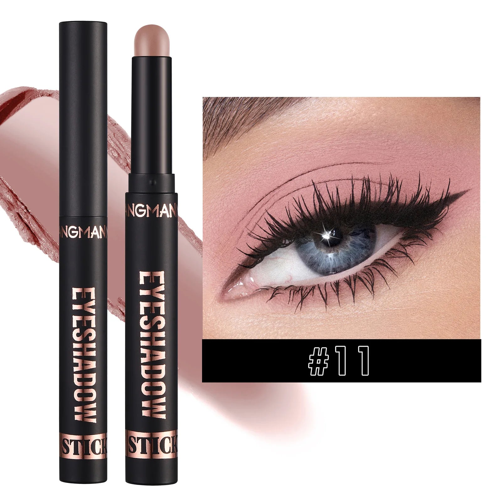 LANGMANNI 16 color pearl eyeshadow stick waterproof long lasting color eyeshadow Face Highlight