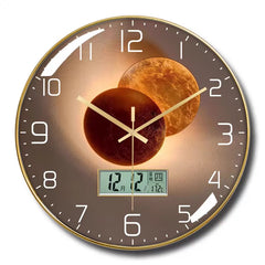 Luxury Wall Clock Living Room Noiseless Modern Quartz Wall Clock