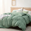 Bedsure Duvet Cover - Polyester & Rayon Derived from Bamboo Cooling Duvet Cover Set, 1 Duvet Cover  & 2 Pillow Shams