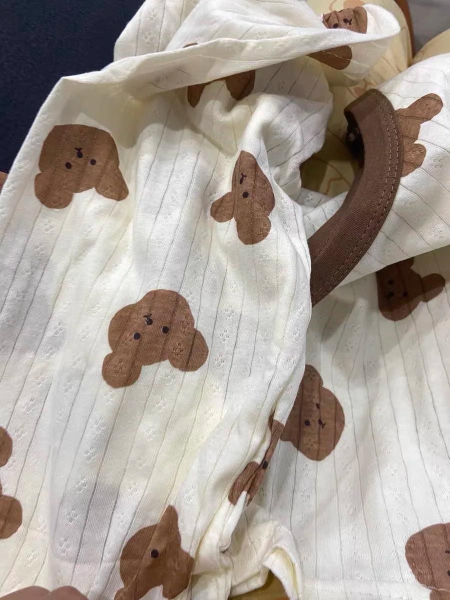 Sets for Children Loungewear Long Sleeve Pajamas for Children Cute Deisgn Lightweight and Comfortable Fabric Sleepwear Outfit - Jess Deals