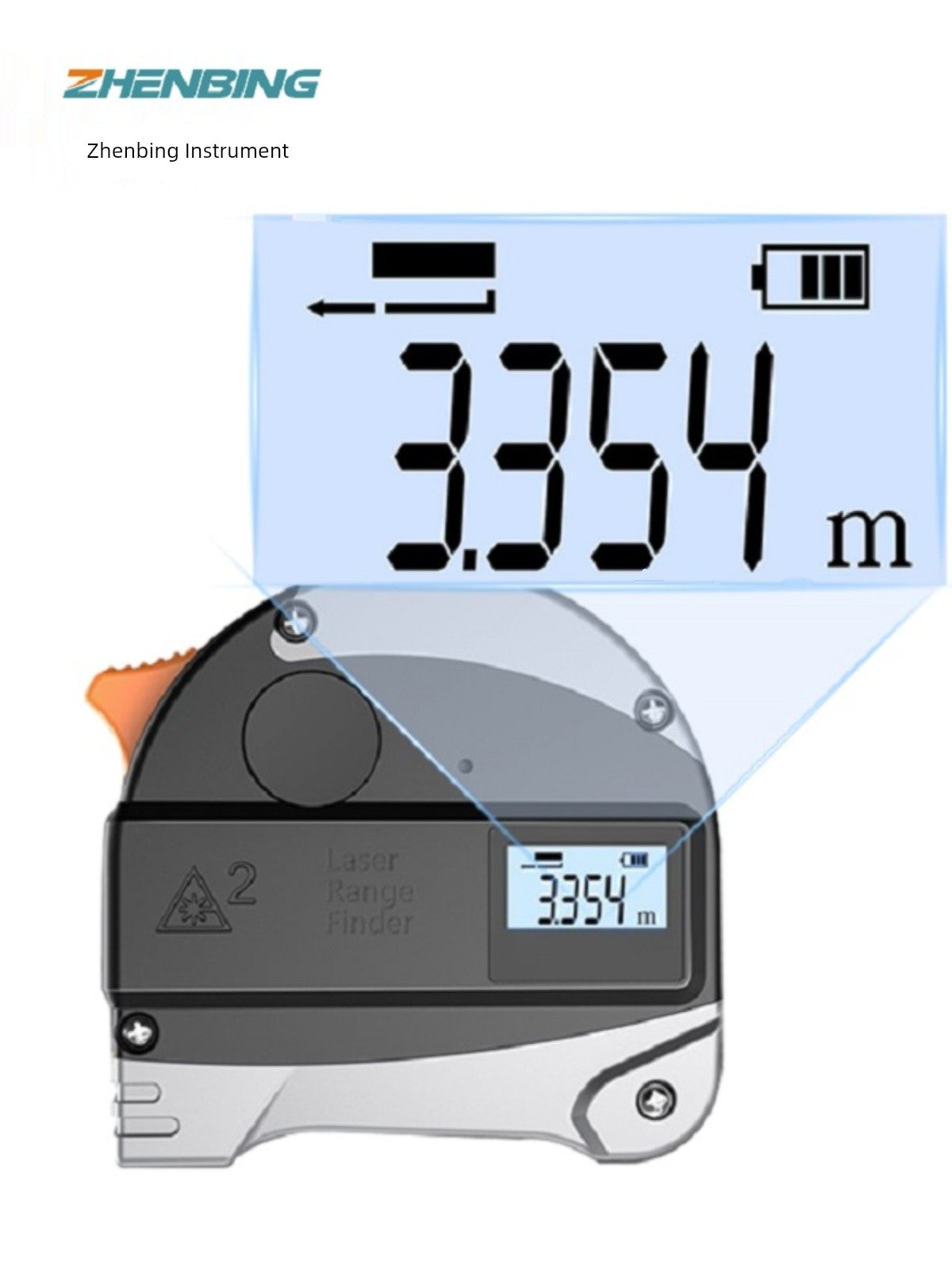 Laser Range Finder Infrared Tape Measuring Instrument Two-in-One Woodworking Measuring Room Ruler Electronic Ruler