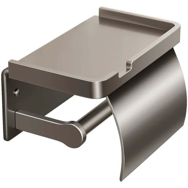 Bathroom Tissue Box Rack Tissue Paper Rack Phone Storage Shelf Wipes Dispenser Bathroom Toilet Wall Aromatherapy Paper Tray