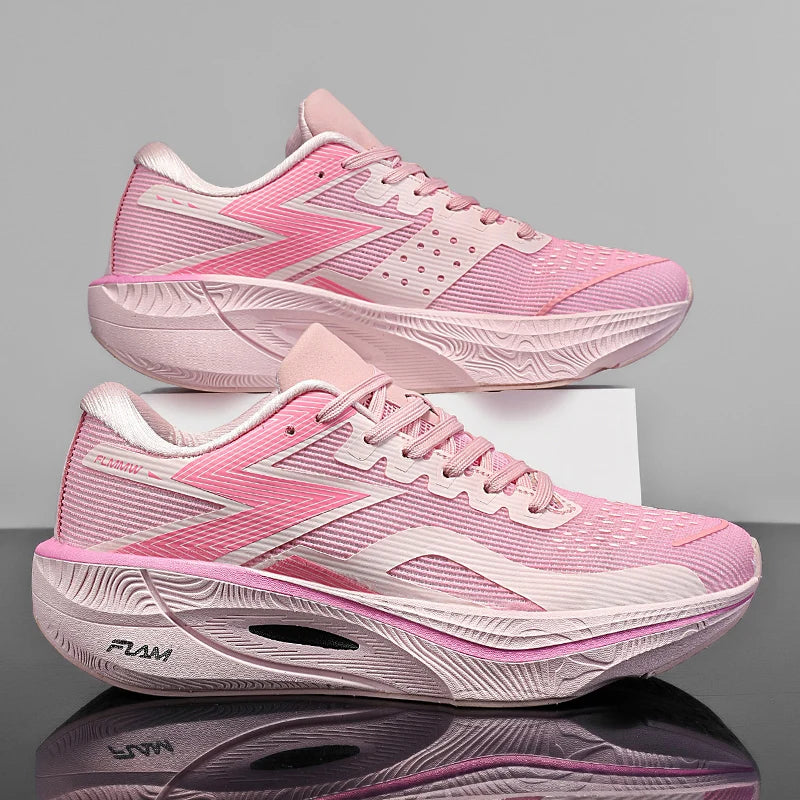Carbon Plate Marathon Men Sports Running Shoes Air Cushion Lightweight Women Athletic Gym Sneakers Hiking Jogging Footwear