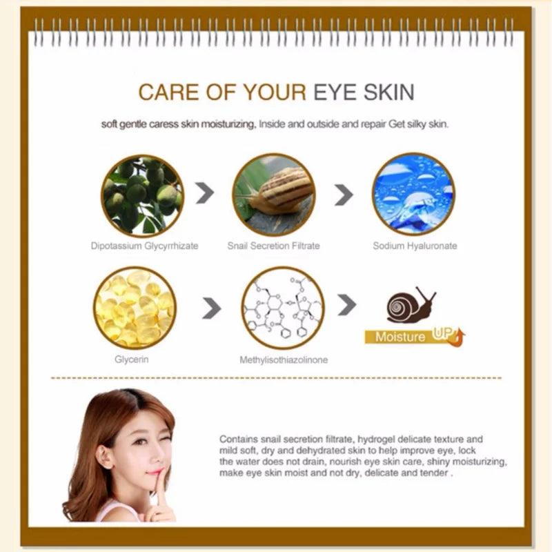 Snail Collagen Face Cream Whitening Moisture Anti Aging Facial Firming Cream Anti Wrinkles Eye Bags Korean Skin Care Product 60g