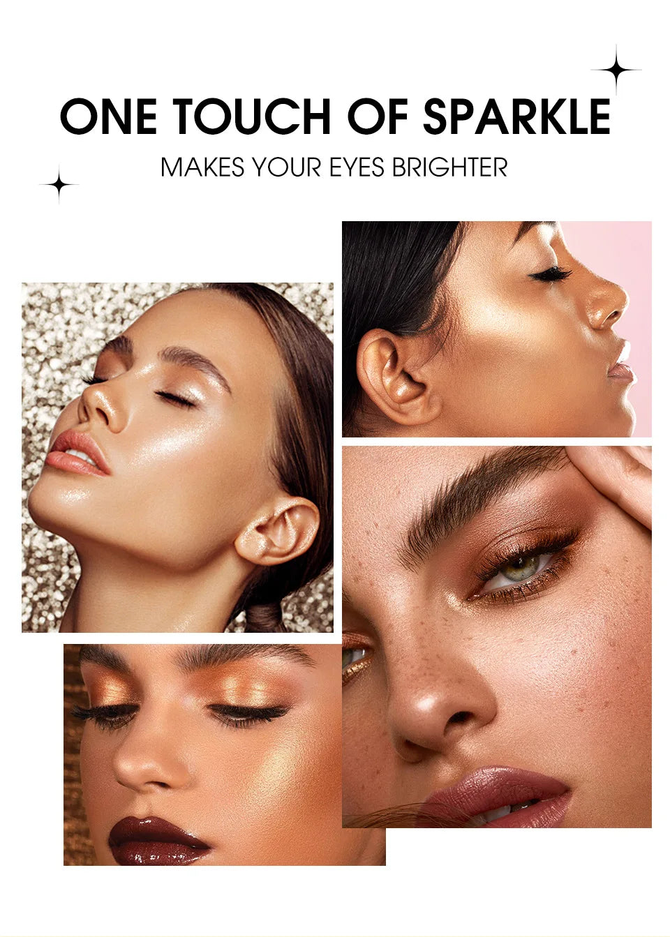 LANGMANNI 16 color pearl eyeshadow stick waterproof long lasting color eyeshadow Face Highlight