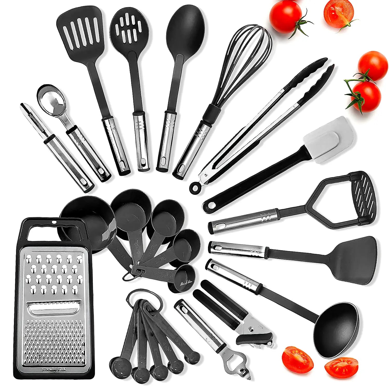Baking Pan Set, 39 Piece Premium Baking Set, Nonstick Bakeware Sets BPA Free, Cookie Sheets for Baking Nonstick Set