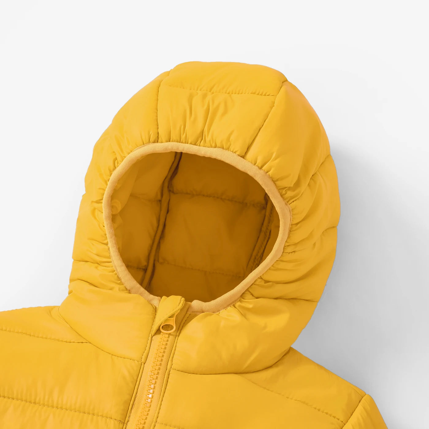 Kid Boy/Kid Girl Lightweight Zipper Solid Hooded Coat