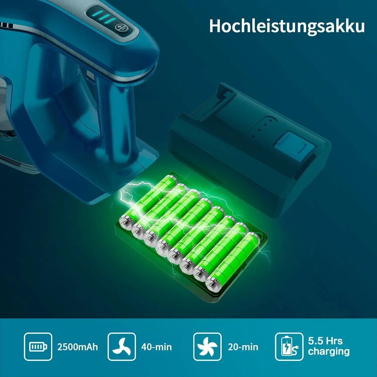 INSE S6P PRO Cordless Vacuum Cleaner 23Kpa 265W Brushless Motor Stick Vacuum, 40 Mins Runtime 2Sets 2500mAh Rechargeable Battery - Jess Deals