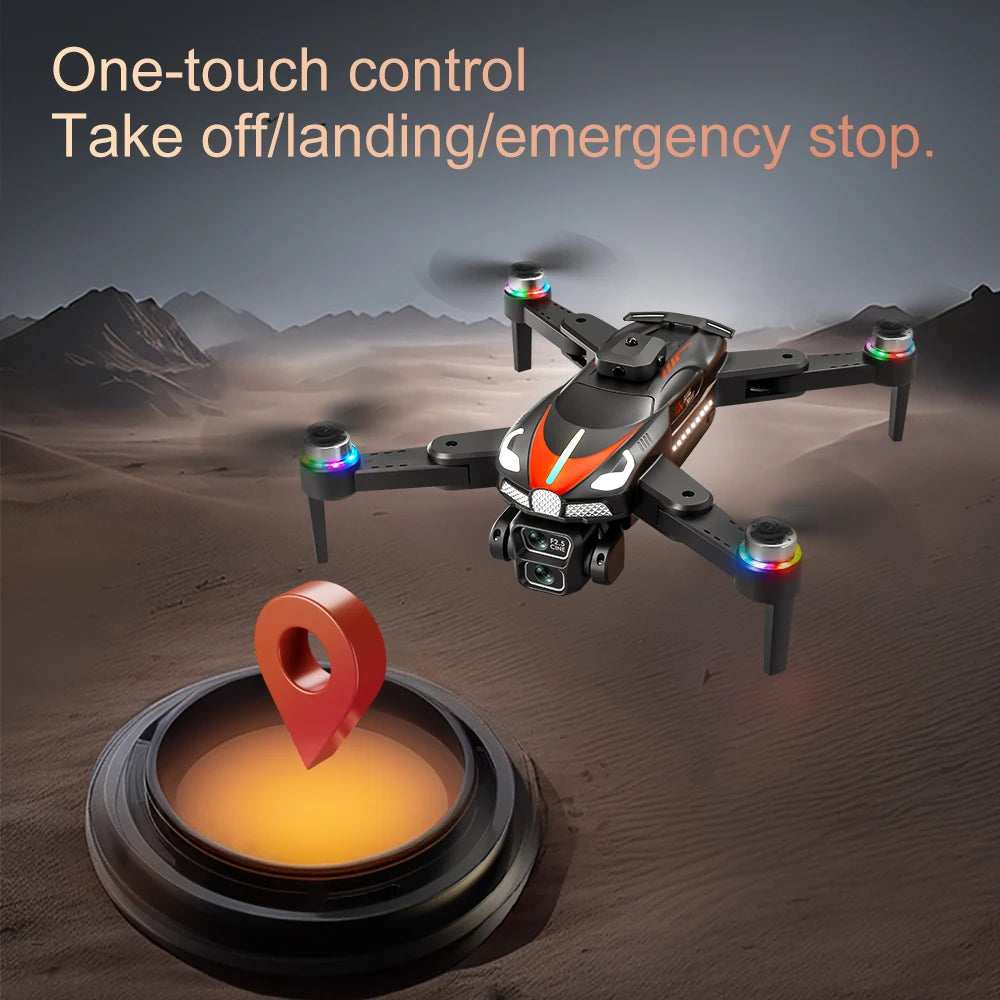 Xiaomi V192 8k Hd Dual Camera Brushless Drone Optical Flow Positioning Folding Avoiding Obstacle Remote Control Aircraft 10000m