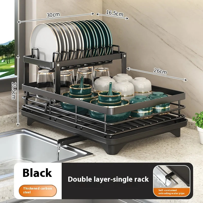 Dish Drying Rack Kitchen Adjustable Stainless Steel Cutting Board Organizer Dish Bowl Drainer Storage Rack Kitchen Tools