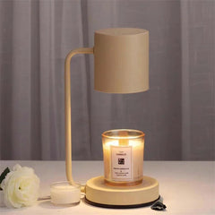 Modern Candle Warmer Table Light Metal Wax Burner Dimmable Candle Table Lamp Desk Lamp for Bedroom Living Room Atmosphere light