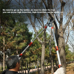 Garden Branch Scissors Stretchable SK5 Steel Long Pruner Gardening Fruit Tree Pruning Shears Garden Tool Professional Hand Tools