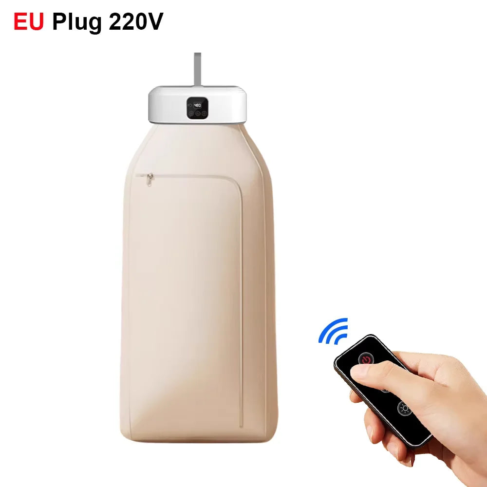 Smart Portable Home Clothes Folding Dryer Multifunctional Clothes Care Garment Steamer Dryer LED Screen with Remote Control - Jess Deals