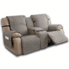Waterproof Diamond Grid Pattern Recliner Loveseat Center Console Sofa Cushion Cover Non Slip Removable Couch Slipcover