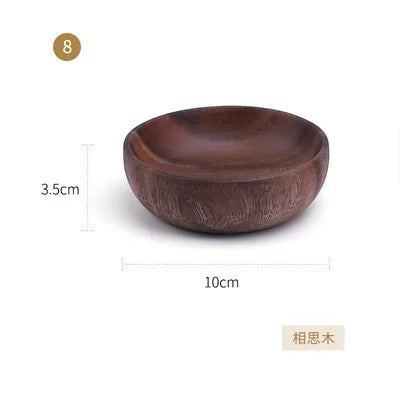 Wooden Bowl Household Fruit Bowl Salad Bowl