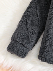 Spring and autumn girls fashion 2 sets dark grey knitted round neck long sleeve + knitted straight pants