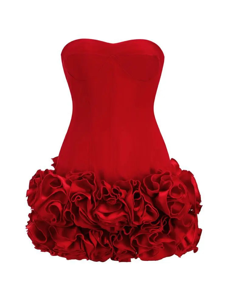 Trendy Fashion Style High Quality  Sexy Dress for Women Party Dress Tight Fit Floral  Bodycon Dress Female