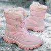 New Snow Boots Women's Winter Cotton Shoes Thick Warm Shoes Cold resistant Cotton Boots Mountaineering Shoes - Jess Deals
