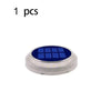 LED Outdoor Deck Lights Solar Garden Step Lighting Waterproof For Stairs Patio Pathway Yard Fence Wall Lamp Christmas Decoration