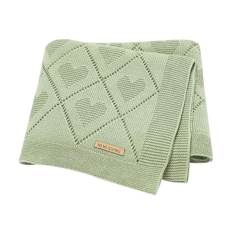 Baby Blankets Super Soft Newborn Cotton Knit Month Stroller Nursery Swaddle Wrap Quilts 90*70cm Infant Boy Girl Sleeping Covers