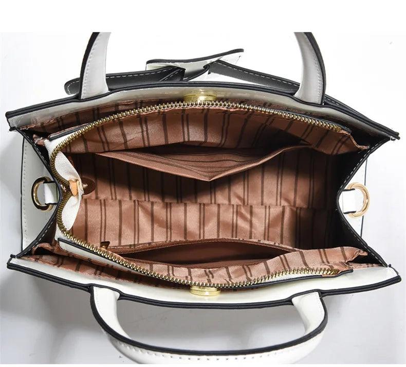 Luxury Crocodile Pattern Lady Handbag Women Shoulder Bags Designer Famous Brand Leather Crossbody Bag Large Handbags for Women - Jess Deals