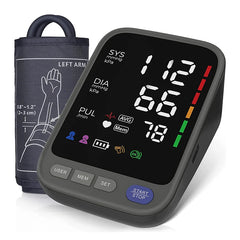 Blood Pressure Machine, Automatic Digital Upper Arm Blood Pressure Monitor with Adjustable Large Cuff