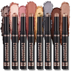 LANGMANNI 16 color pearl eyeshadow stick waterproof long lasting color eyeshadow Face Highlight