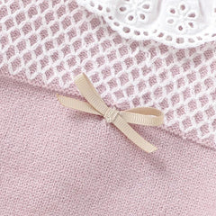 2pcs New Born Infant Clothes Spring Autumn Winter Toddler Kids Girls Crew Neck Long Sleeve Sweaters Tops+Pants Outfits 0-9M Wear