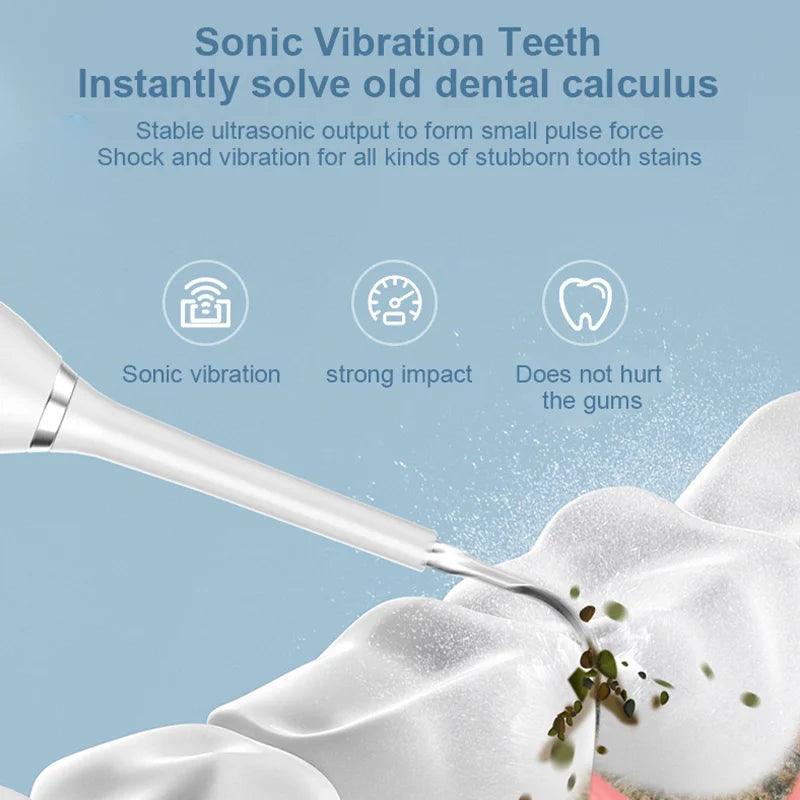 Ultrasonic Electric Toothbrushes Sonic Waterproof USB Charger Tooth Brushes Replacement Timer Dental Calculus Remover - Jess Deals